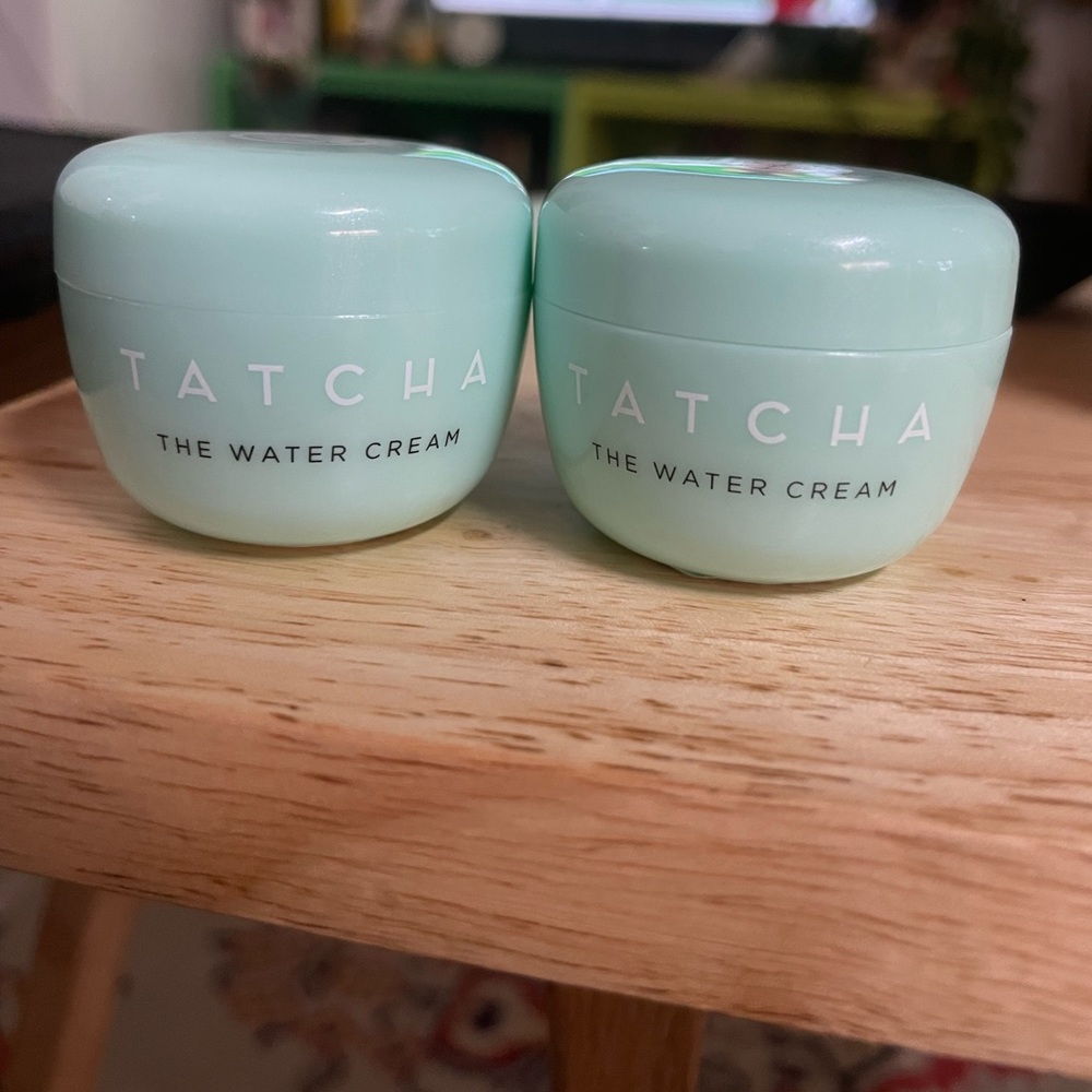 Two Tatcha The Water Cream Oil Free Pore Minimizing Moisturizer - 10 ml